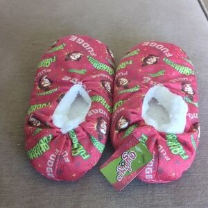 Bioworld Red and Green Kids One Piece Slippers